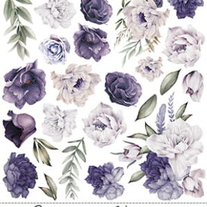 Craft O Clock Extras Set Flowers 15x30 cm Garden of Harmony CC-C53-GH-10