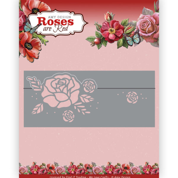 ADD10300 Dies - AD - Roses Are Red - Fun Folded Rose
