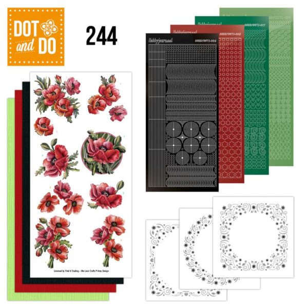 Dot and Do 244 - Amy Design - Roses are Red Dot & Do DODO244