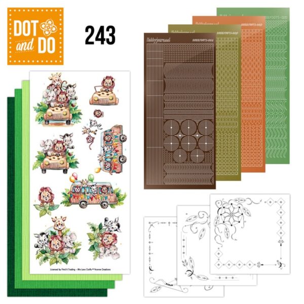 Dot and Do 243 - Yvonne Creations - Jungle Party Dot & Do DODO243