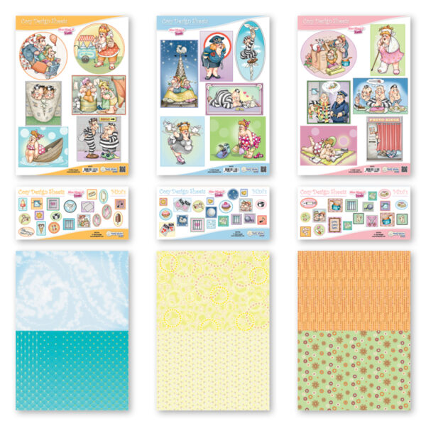 MRJ Cosy Design Sheets complete pack Miss Mimi & Friends 9.0177