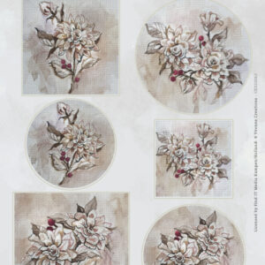Scenery - Yvonne Creations - Aquarella - Vintage Flowers CDS10062