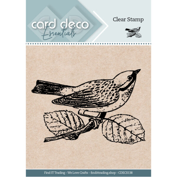 Bird - Clear Stamp - Card Deco Essentials CDECS138