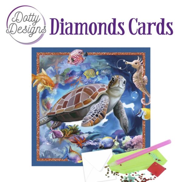 Dotty Designs Diamond Cards - Sea Turtle Dotty Designs DDDC1123