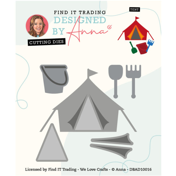 Designed by Anna - Cutting Dies - Tent DBAD10016