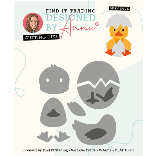Designed by Anna - Cutting Dies - Dean Duck DBAD10003
