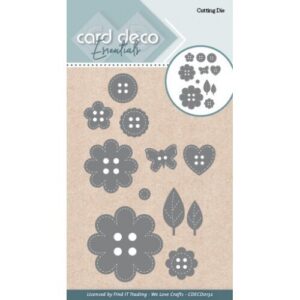 CDECD0132 Card Deco Essentials - Cutting Dies - Buttons (HJ219) Findit Trading CDECD0132