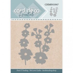CDEMIN10067 Card Deco Essentials - Mini Dies - 67 - Hollyhock (HJ219) Findit Trading CDEMIN10067