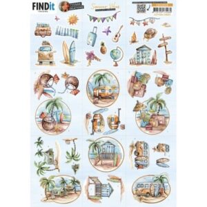 3D Cutting Sheet - Yvonne Creations - Summer Vibes - Mini CD12019