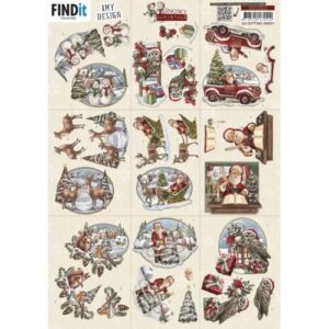 3D Cutting Sheet - Amy Design - Snowy Christmas - Mini CD12022