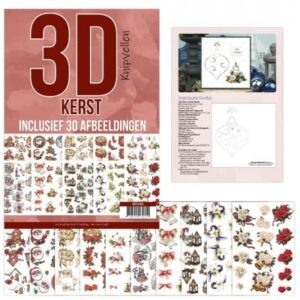 3D Knipvellenboek - Kerst 2 3DKN10002