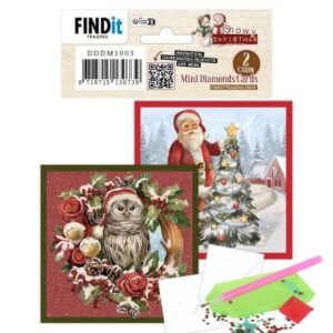 Dotty Designs Mini Diamond Cards set - Snowy Christmas DDDM1003
