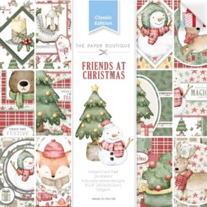 The Paper Boutique Friends at Christmas 8x8 Instant Card Pad PB2118