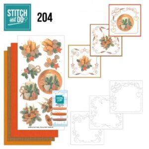 Stitch and Do 204 - Jeanine's Art - Wooden Christmas STDO204