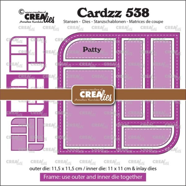 Cardzz stansen no. 538, Frame & Inlay Patty Cardzz stansen no. 538, Frame & Inlay Patty CLCZ538