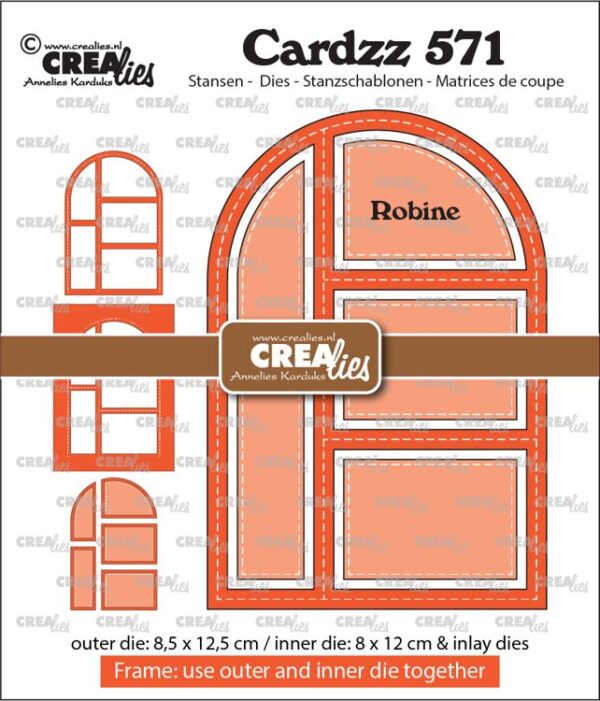 Cardzz stansen no. 571, Frame & Inlay Robine CLCZ571