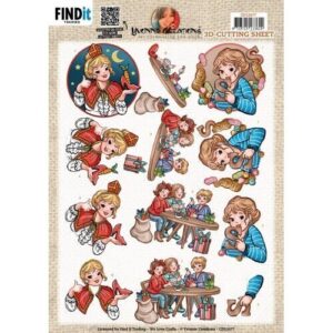 CD12077 3D Cutting Sheet - Yvonne Creations - Pakjesavond