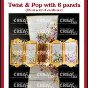 Crealies Cardzz Twist & pop up - Panelen B CLCZ310 90x270mm