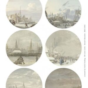 Push-Out Scenery - Berries Beauties - Vintage Dutch Winter Round : BBSC10001