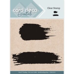 Card Deco Essentials Clear Stamps - Paint Streaks CDECS152