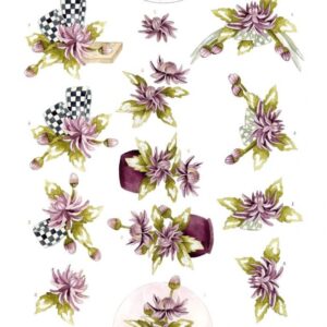 Chrysant 3D Cutting Sheet, Precious Marieke CD11911