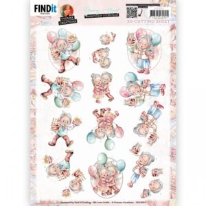 3D Cutting Sheet - Yvonne Creations - Young at Heart - Party CD12053