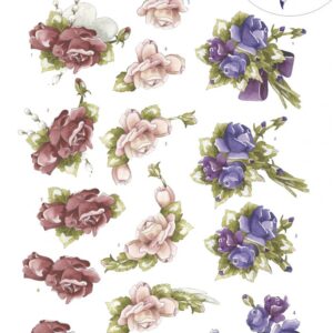3D Cutting Sheet - Precious Marieke - Garden Flowers CD11640