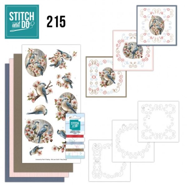 Stitch and Do 215 - Amy Design - Blue Birds STDO215