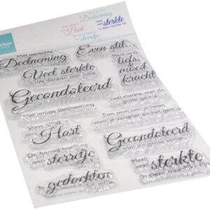 Clear Stamp Met oprechte deelneming CS1164