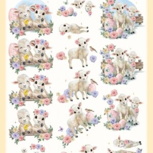 3D Cutting Sheet - Yvonne Creations - Easter Lamb CD12140