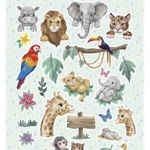 Cutting Sheets - Yvonne Creations - Young and Wild - Small Elements CD12145