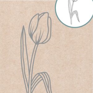 Card Deco Essentials - Cutting Dies - Tulip CDECD0145