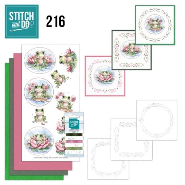 Stitch and Do 216 - Yvonne Creations - Happy Frog STDO216