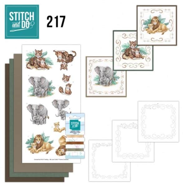 Stitch and Do 217 - Yvonne Creations - Young and Wild STDO217
