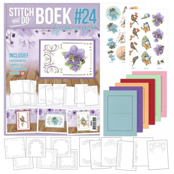 Stitch & Do Boek A6 24 - Birds and Bees STDOBB024