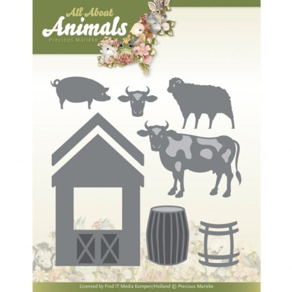 Dies - Precious Marieke - All About Animals - Stable with Cattle PM10266
