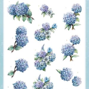 3D Push Out - Yvonne Creations - Blooming Blue - Hydrangea SB10911