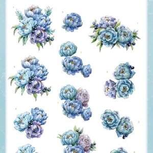 3D Push Out - Yvonne Creations - Blooming Blue - Blueberry SB10912
