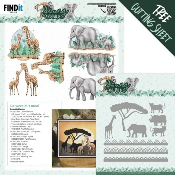 Dies - Yvonne Creations - Young and Wild - Wildlife Borders YCD10345
