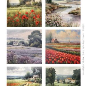 Scenery Push out - Berries Beauties - On the Fields - Square BBSC10024