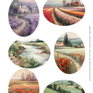 Scenery Push out - Berries Beauties - On the Fields - Oval BBSC10025