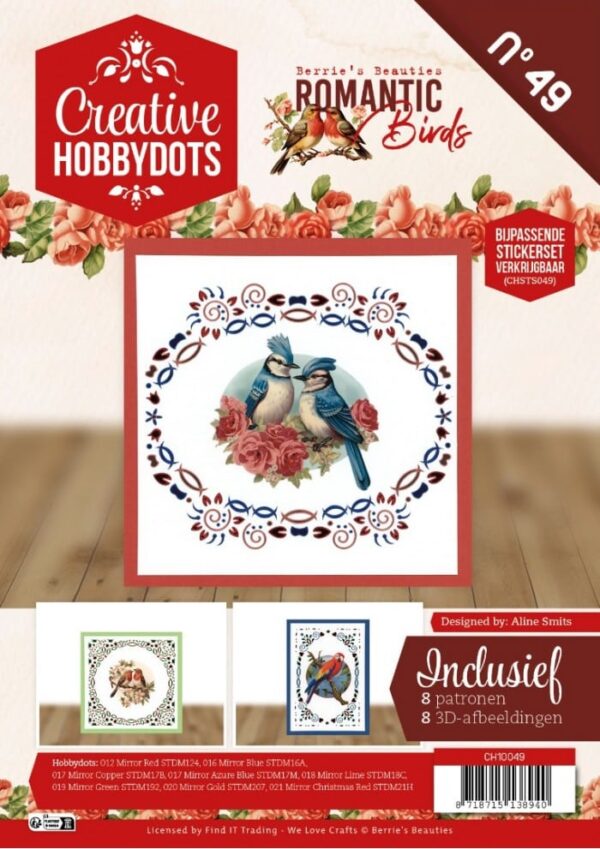 Creative Hobbydots 49 - Berrie's Beaties - Romantic Birds CH10049