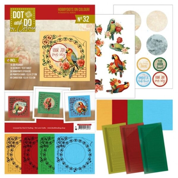 Dot and Do on Colour 32 - Romantic Birds DODOOC10032