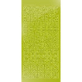 Hobbydots Corners - Mirror Leaf Green  STDMCN