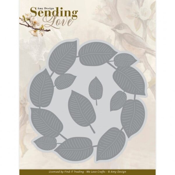 Dies - Amy Design - Sending Love - Leaves Frame ADD10313