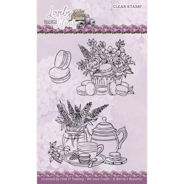 Clear Stamps - Berries Beauties - Lovely Lilacs - MacaronsBBCS10010