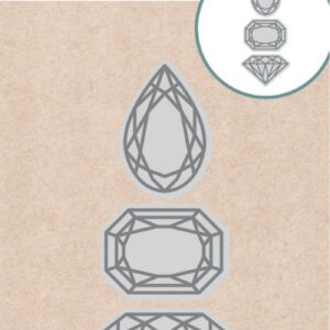 Card Deco Essentials - Cutting Dies - Diamond CDECD0148
