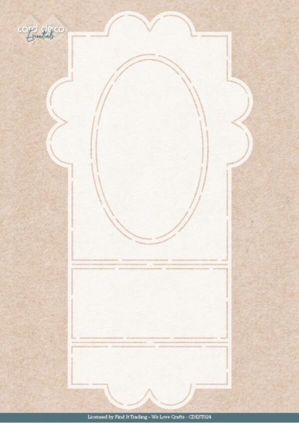 Stencil - Card Deco Essentials - Lovely Lilacs 1 CDEST024