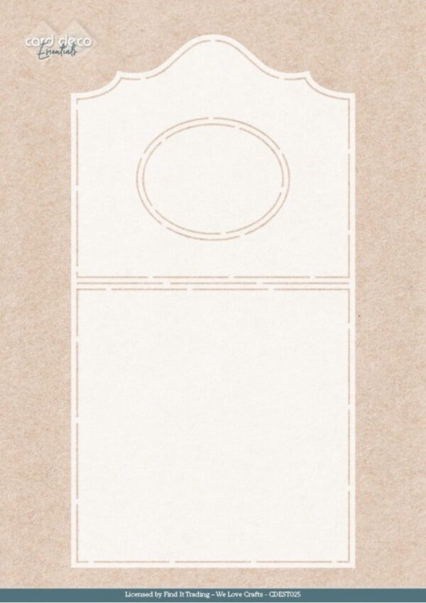 Stencil - Card Deco Essentials - Lovely Lilacs 2 CDEST025