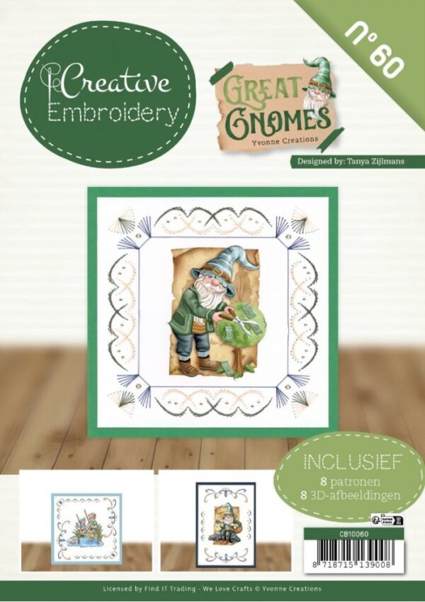 Creative Embroidery 60 - Yvonne Creations - Great Gnomes CB10060